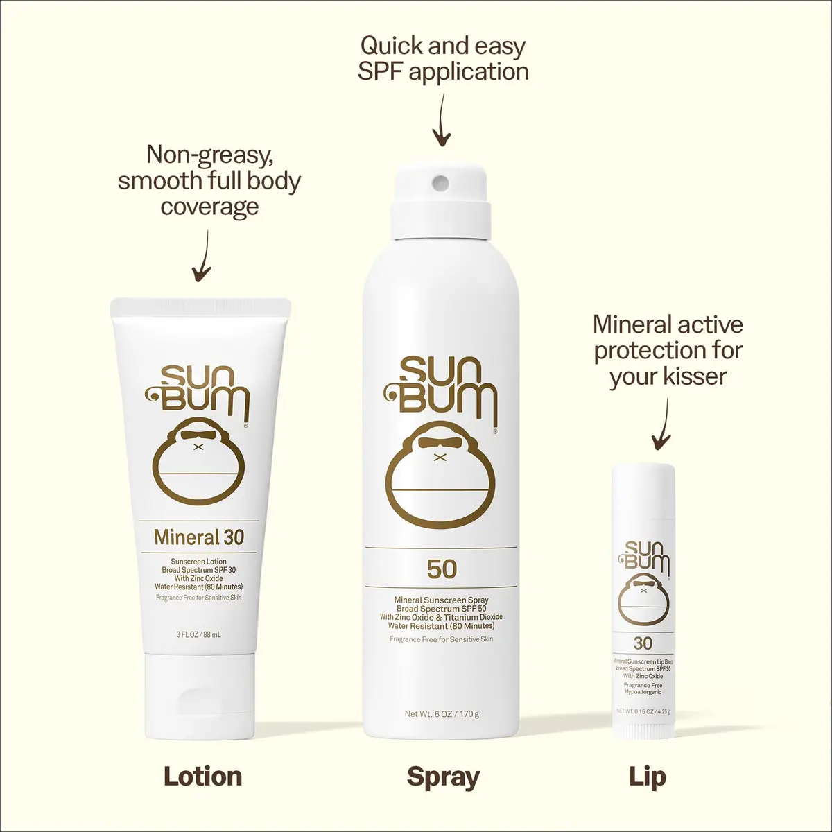 Sun Bum Mineral SPF 50 Sunscreen Body Spray 165ml (6 oz) | Broad Spectrum UVA/UVB Protection - view 2