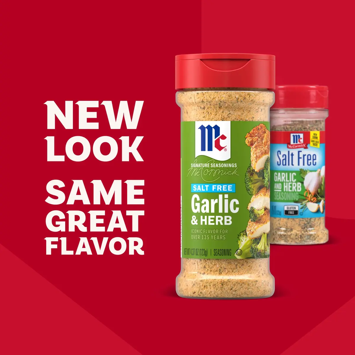McCormick Salt Free Garlic and Herb Seasoning 4.37 oz (124 g) | Bold Blend for Healthy Meals - view 2