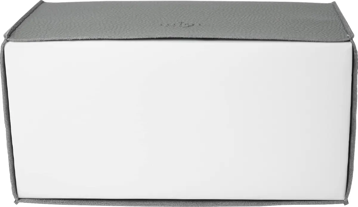 Carrotez Tissue Box Cover, Rectangular PU Leather Pastel Grey | Stylish Decor for Home & Office - view 7