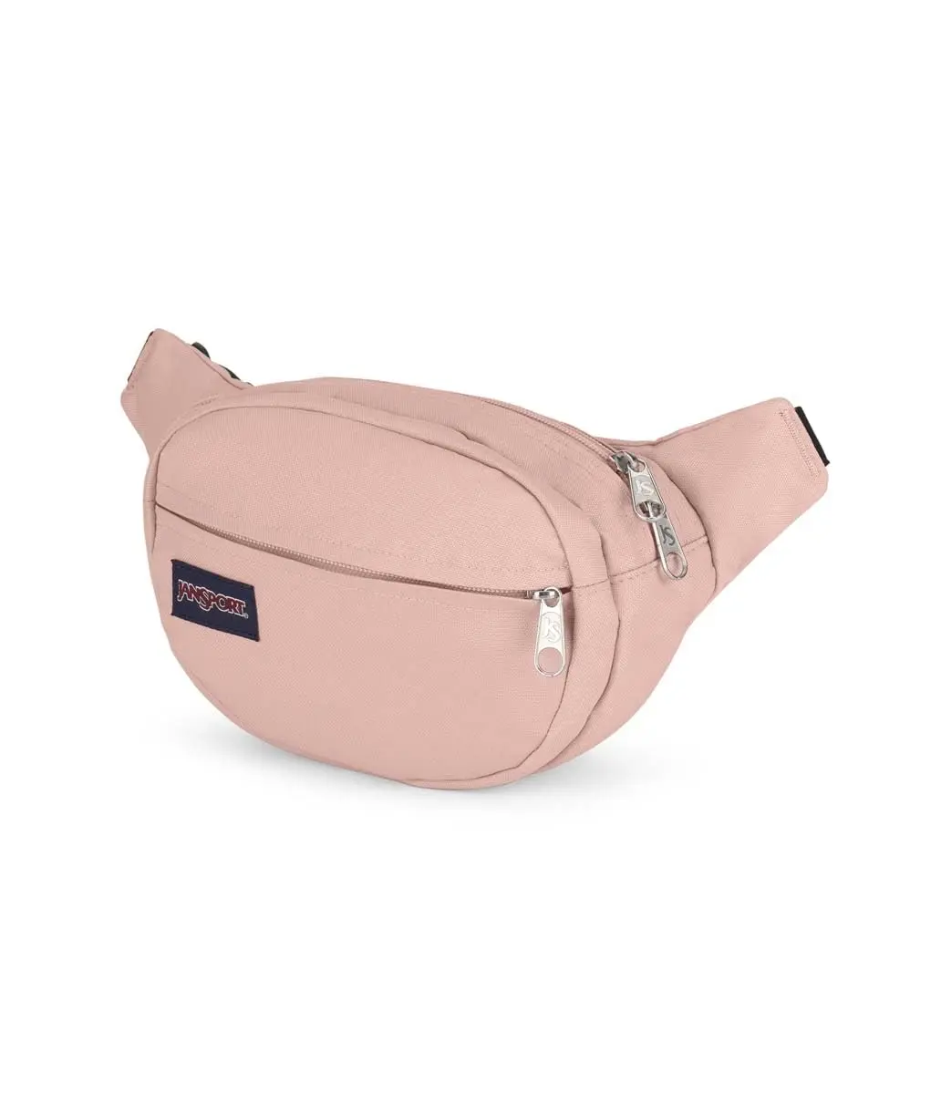 JanSport Fifth Avenue Fanny Pack Crossbody Bag for Women, Men - Stylish, Durable Waist Bag with Adjustable Belt, Main Zippered Pocket, Quick Stash, Misty Rose - view 5