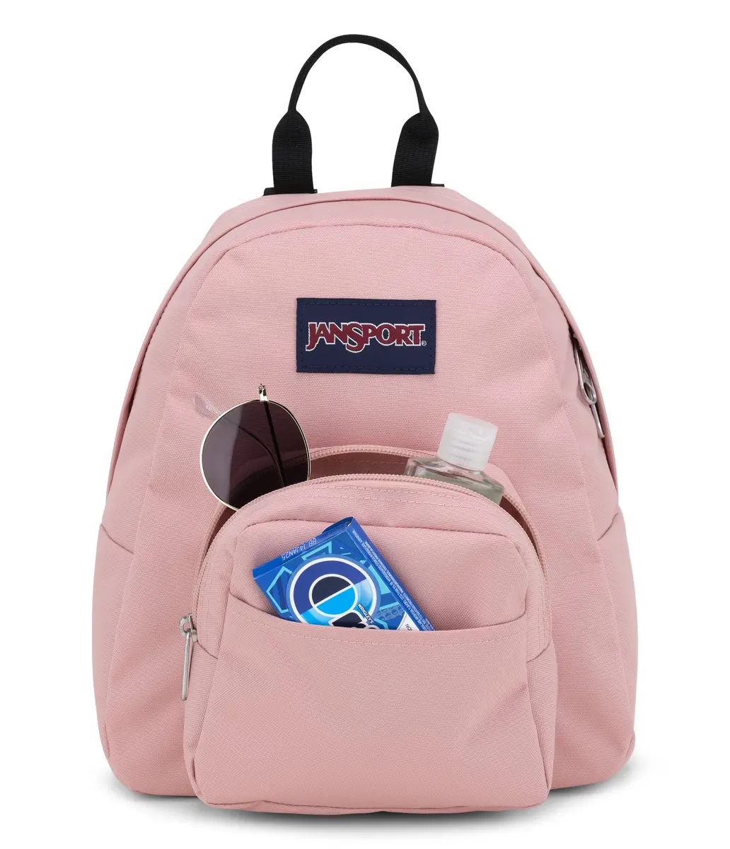 JanSport Half Pint Mini Backpack 10.2L Misty Rose | Compact Daypack for Essentials - view 4