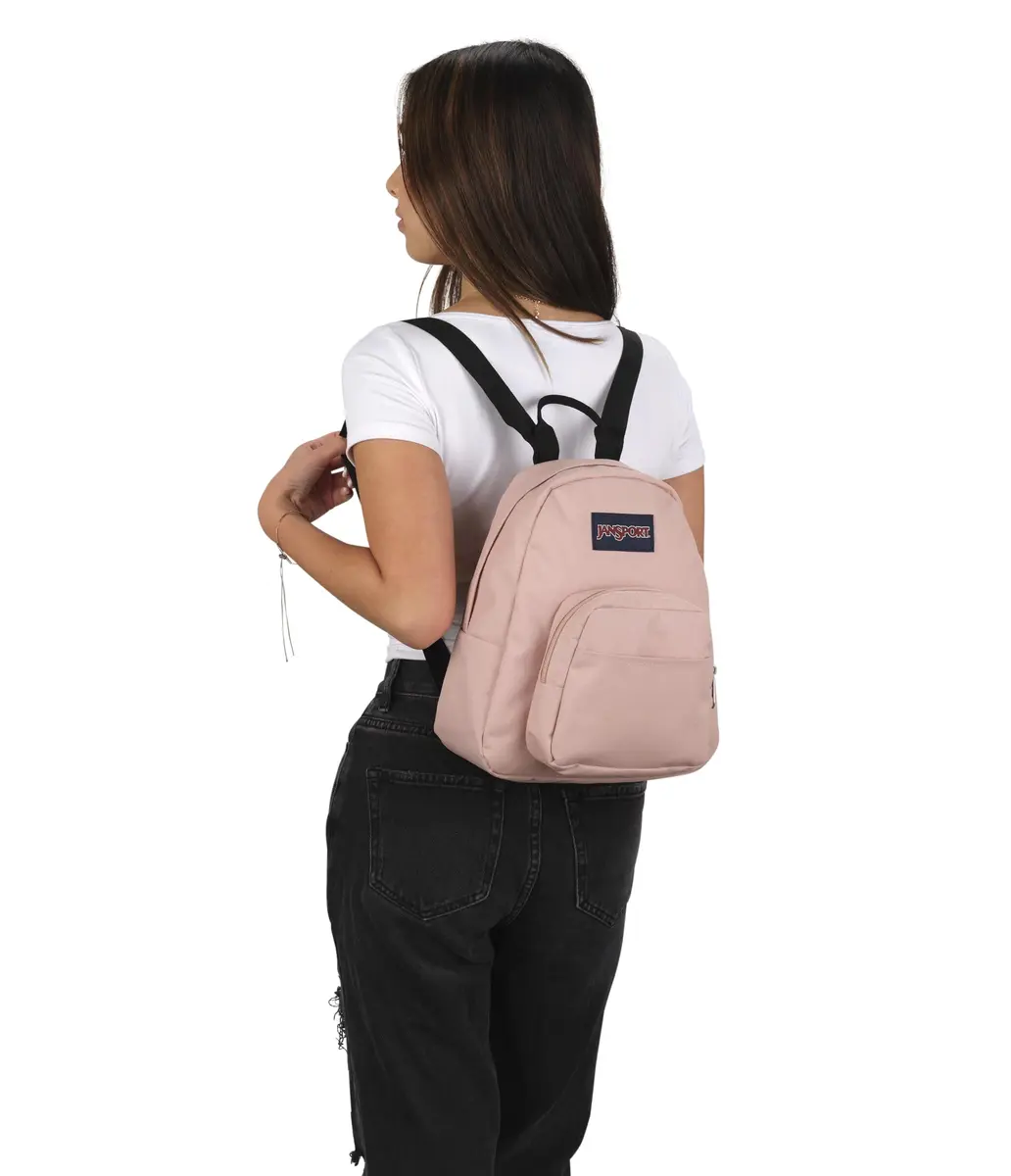 JanSport Half Pint Mini Backpack 10.2L Misty Rose | Compact Daypack for Essentials - view 6