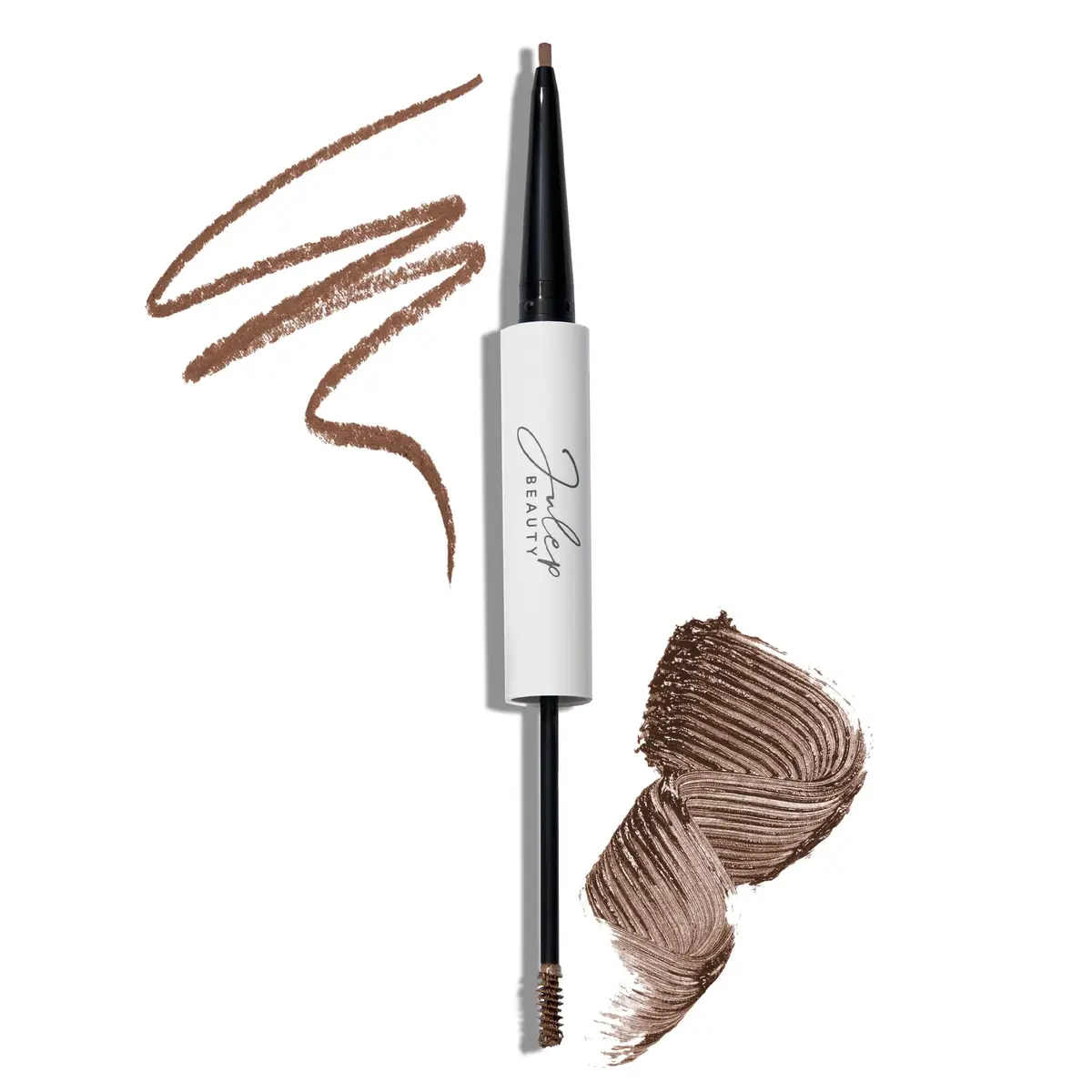 Julep Brow 101 Sculpting Pencil & Tinted Brow Gel, Medium Brown | Dual-Ended, Sweat-Resistant - main product image