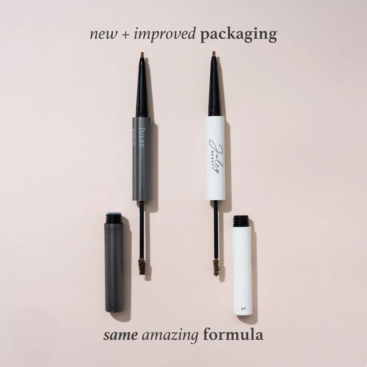 Julep Brow 101 Sculpting Pencil & Tinted Brow Gel, Medium Brown | Dual-Ended, Sweat-Resistant - view 8