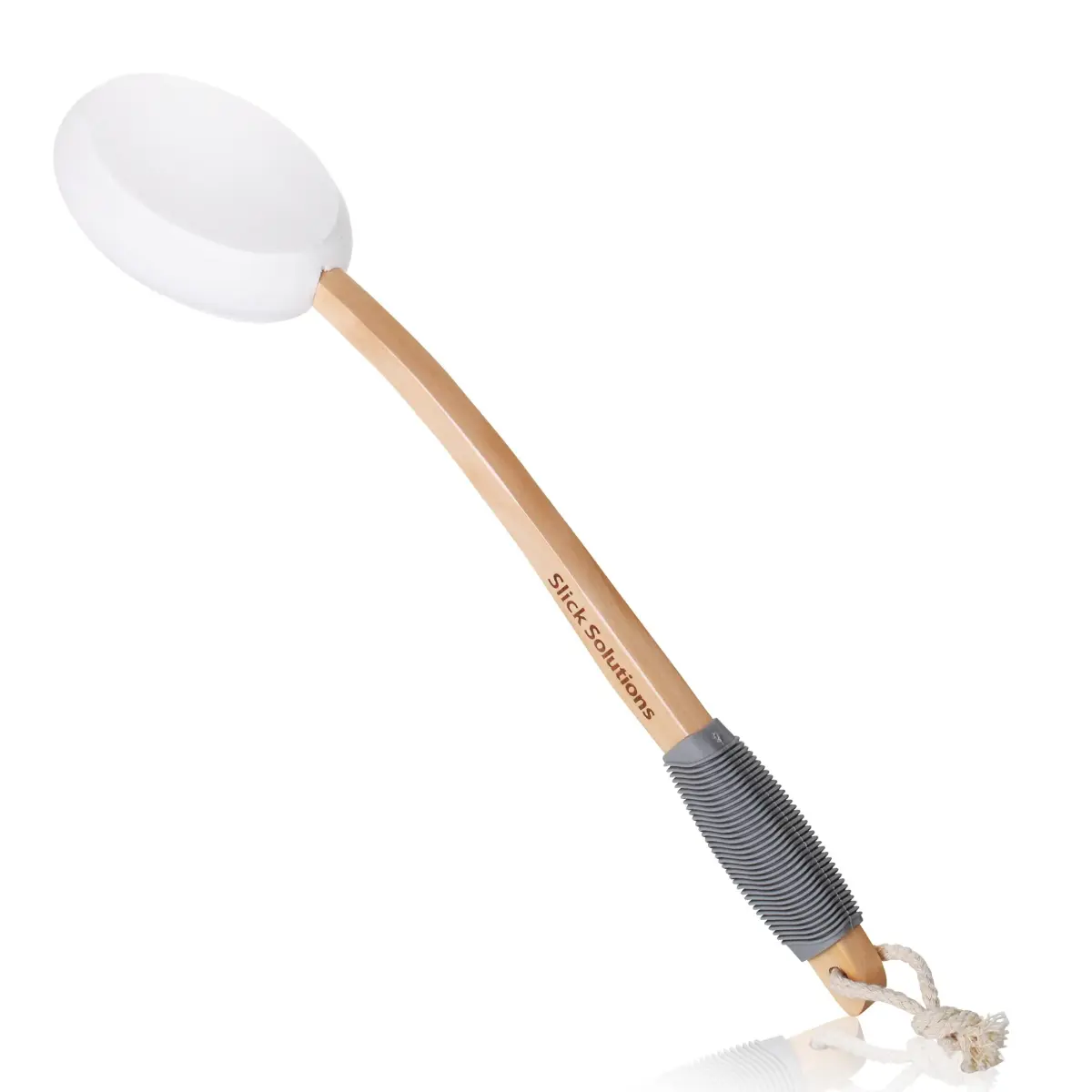 Slick Solutions Lotion Applicator 17-inch with Organic Pad | Easy Reach Back Applicator for Lotions, Creams, and Self-Tanner - main product image