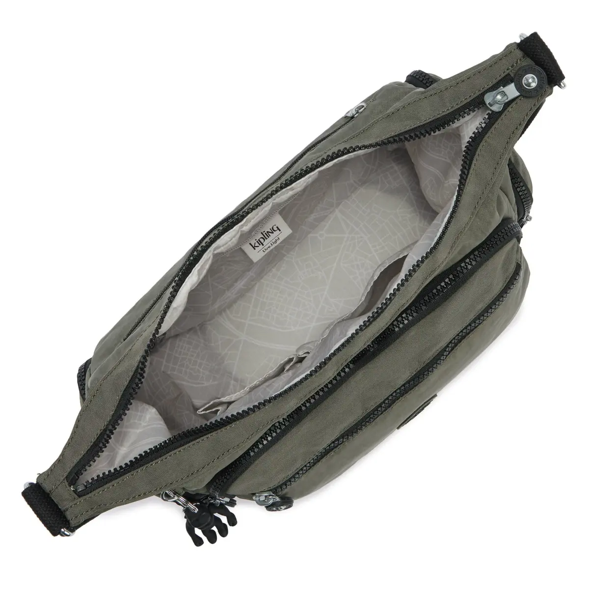 Kipling Gabbie Medium Crossbody Bag | Water Resistant Nylon, 10L Capacity - view 3