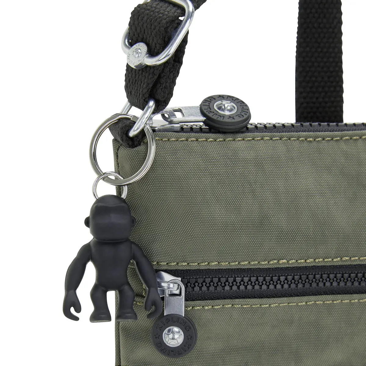 Kipling Women's Keiko Crossbody Mini Bag, Lightweight Adjustable Purse, Durable Shoulder Sling | Signature Water-Resistant Nylon - view 9