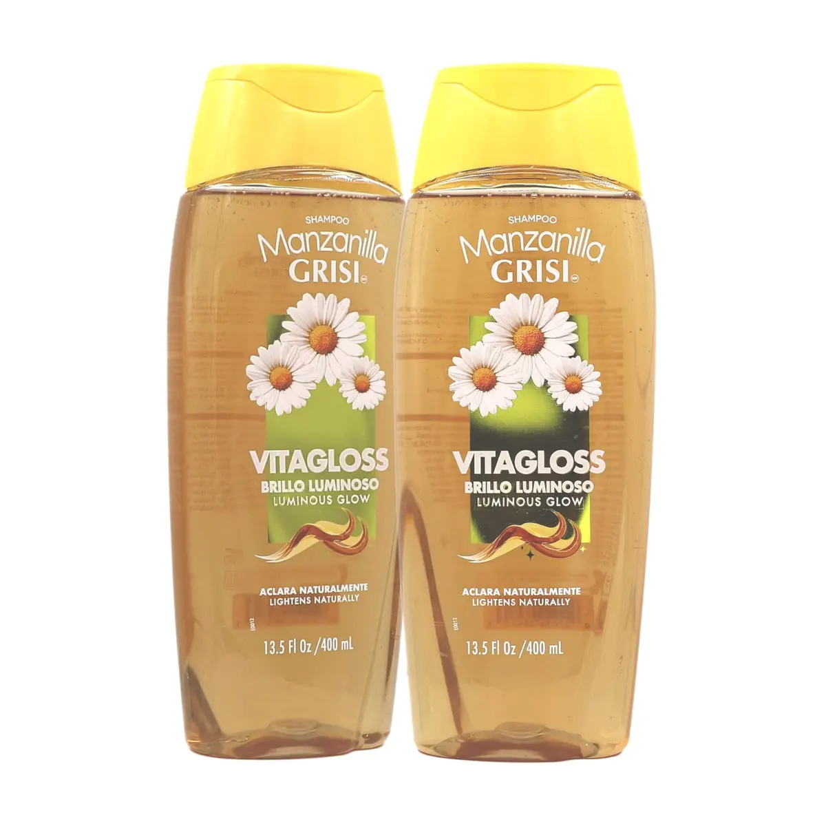 Manzanilla Grisi Cleansing Shampoo with Chamomile Extract 2 Pack | Nourishing, Lightening & Soothing (120c) - main product image