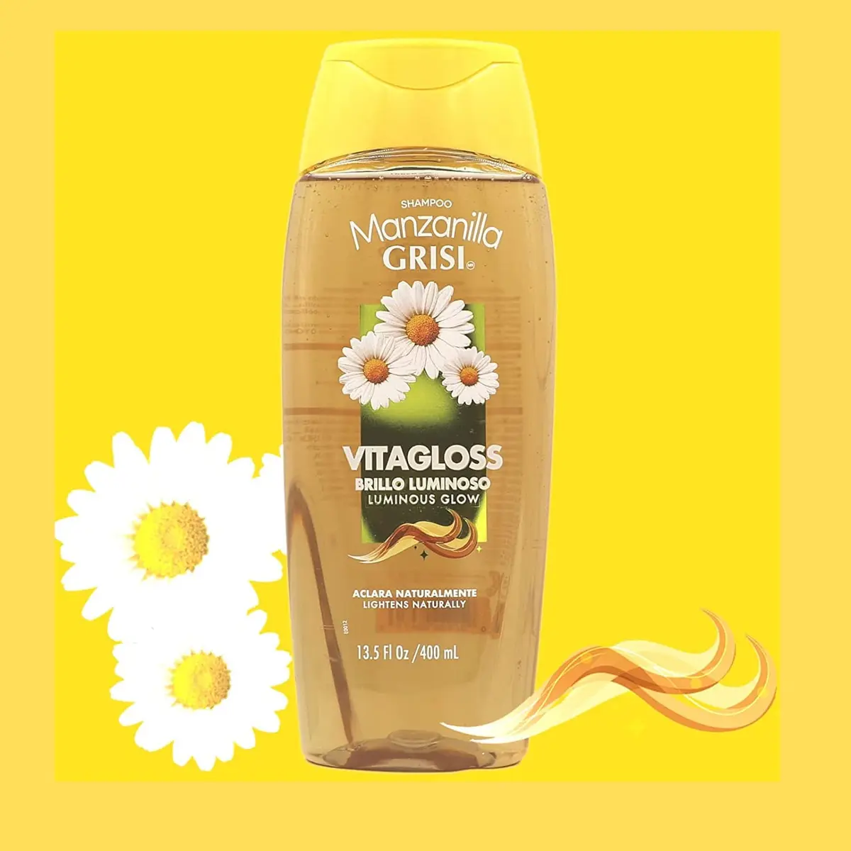 Manzanilla Grisi Cleansing Shampoo with Chamomile Extract 2 Pack | Nourishing, Lightening & Soothing (120c) - view 2