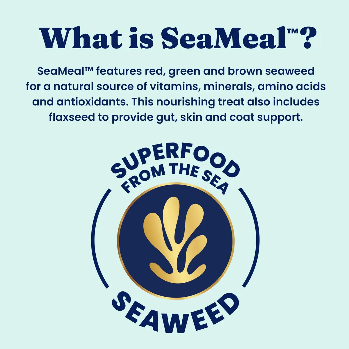 Solid Gold SeaMeal Squeeze Tuna Lickable Cat Treats with Seaweed for Skin & Coat - Wet Cat Treats with Digestive & Immune Health Support - Natural, Holistic, Grain Free (48 Squeezes) - view 7