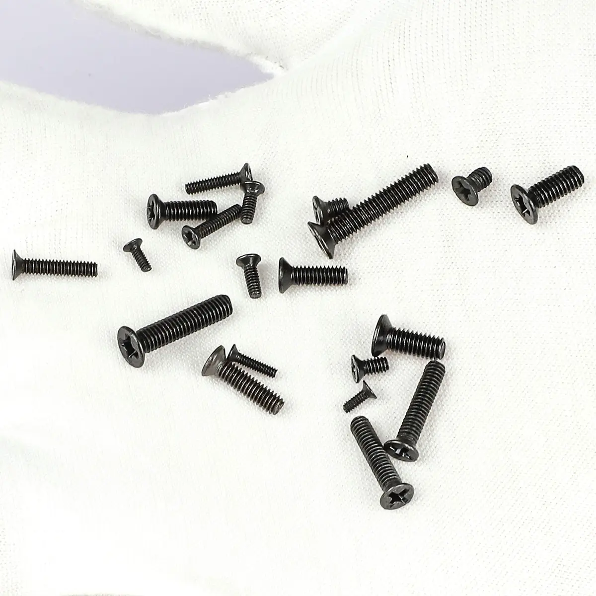 NINDEJIN Laptop Screw Set 720pcs Carbon Steel Flat Head M1.4-M3 | Assorted Computer Screws for SSD & Laptop Repairs - view 6