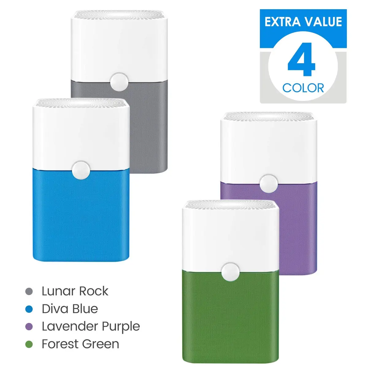 Cabiclean 4 Pack Washable Pre-Filters for Blueair Blue Pure 211+ Air Purifier | Captures Dust, Pollen, Pet Dander - view 2