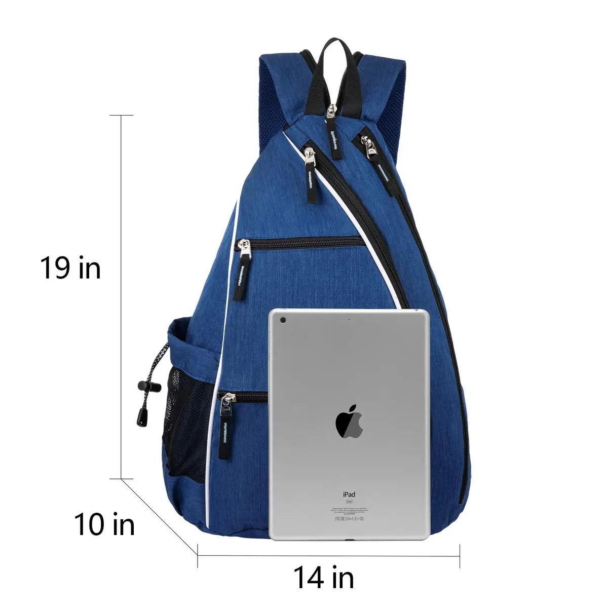 Sucipi Convertible Pickleball Bag Backpack Sling - Blue 45L (1.6 cu ft) | Versatile Carry for Men & Women - view 7