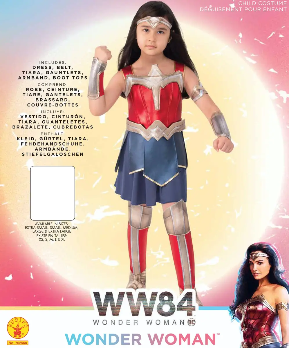 Rubies DC Comics WW84 Wonder Woman Deluxe Costume Dress, Large - view 2