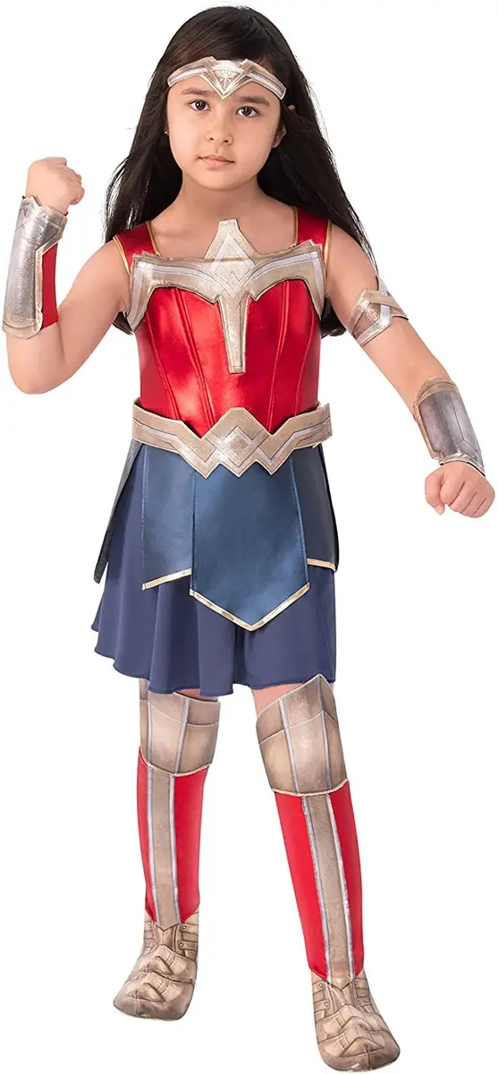 Rubies Girl's DC Comics WW84 Wonder Woman Deluxe Costume Dress, X-Large | Officially Licensed DC Comics WW84 Costume - main product image