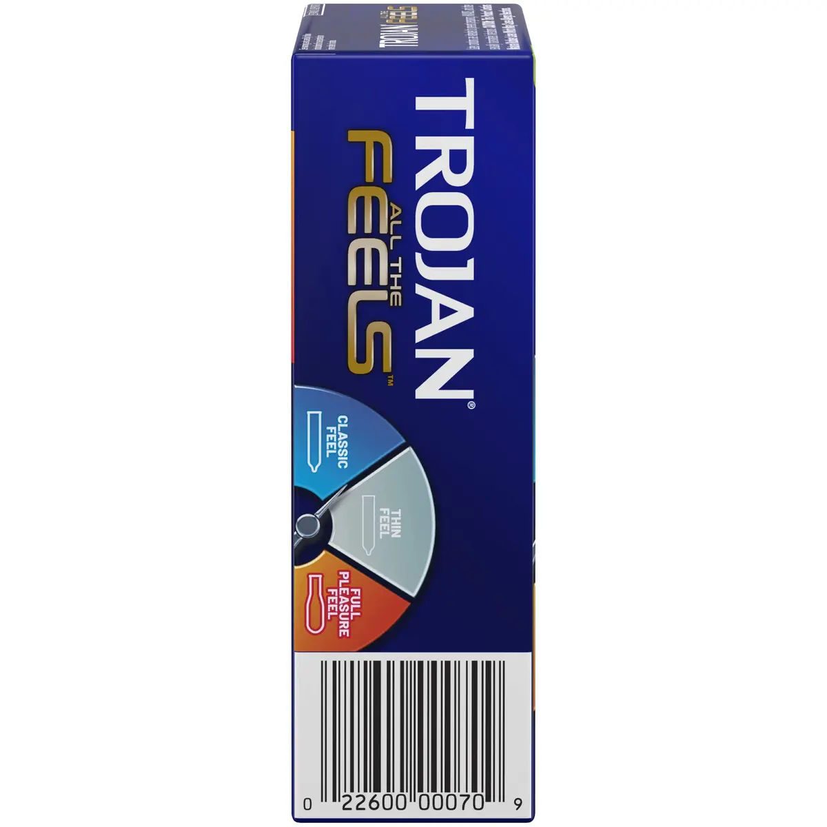 Trojan All The Feels Latex Condoms | Multi-Texture Design for Sensitivity & Comfort - view 5