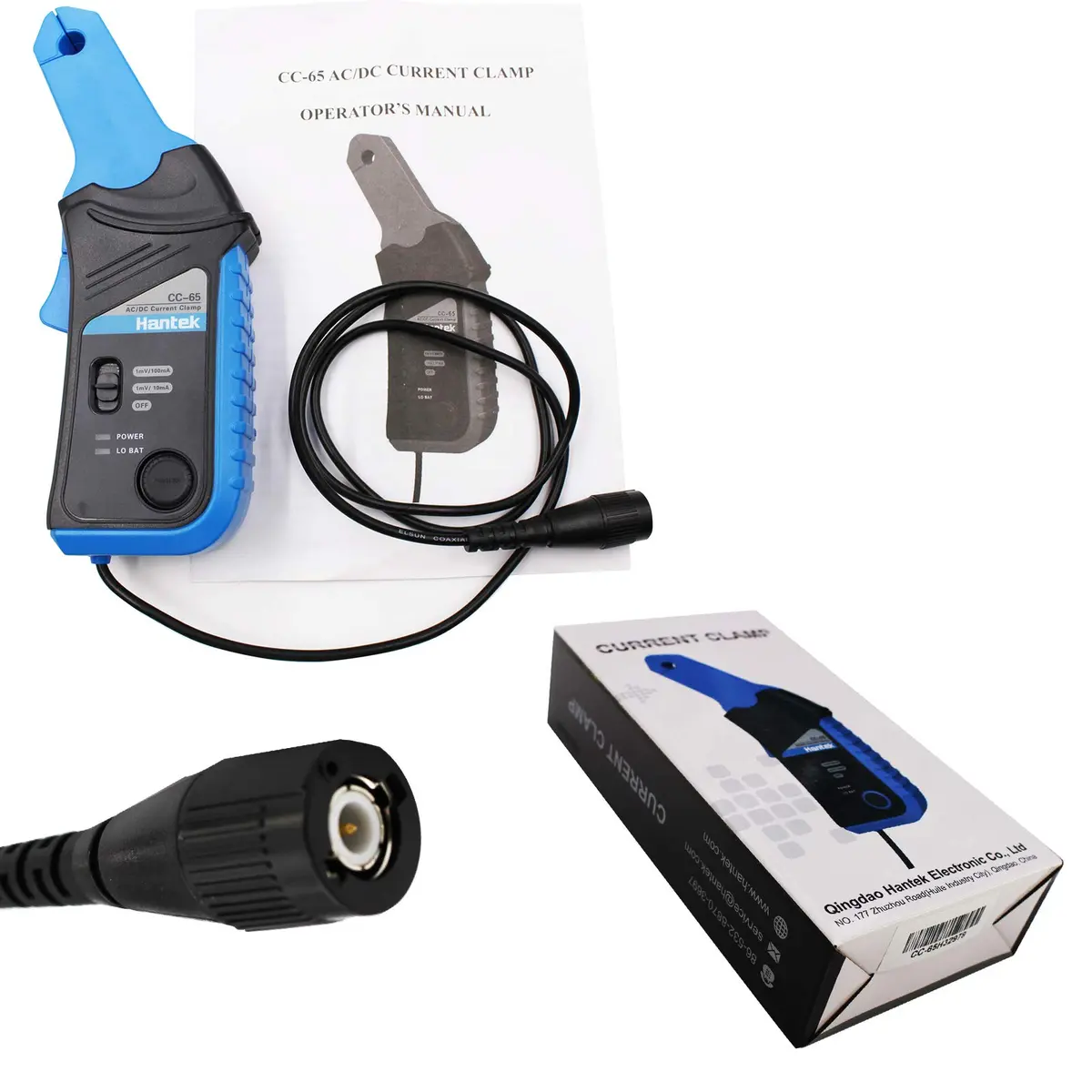 Hantek CC-65 AC/DC Current Clamp Meter 65A | Measures AC/DC Current Up to 20kHz - view 3