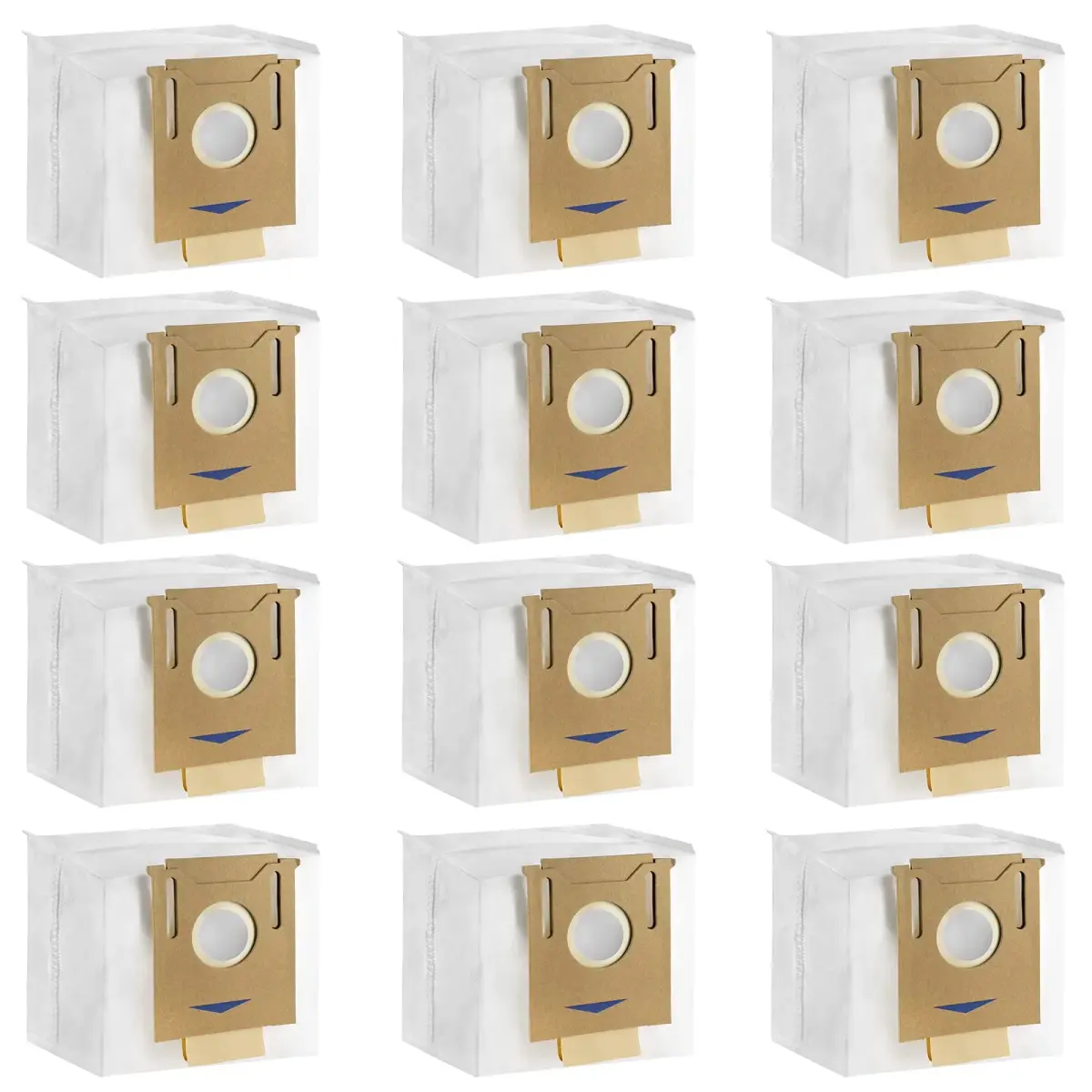 Chuancheng 12 Pack Dust Bags for ECOVACS T8 AIVI / T8 / N8 Pro Plus / N8 Pro / DX93 / DDX96 Vacuum Cleaner Parts - main product image