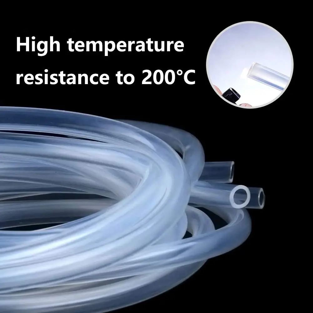 Metaland 3/8" ID x 1/2" OD Silicone Tubing, 3 Feet Length | Food Grade, High Temp, Clear, FDA & USDA Approved - view 3