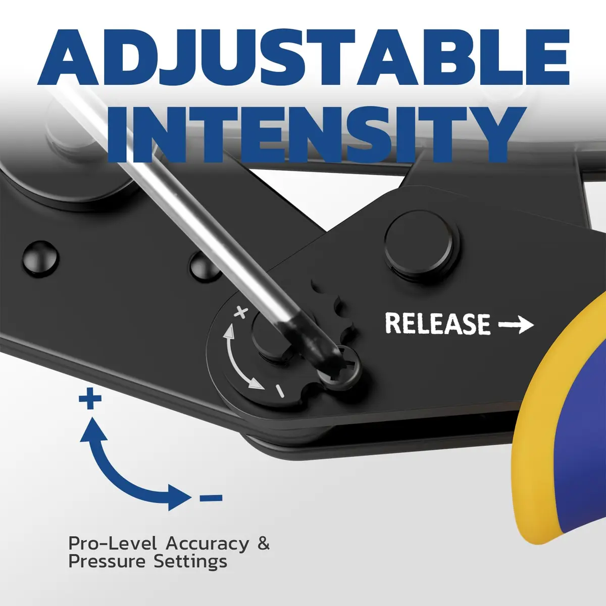 haisstronica Ratchet Crimping Tool for Non-Insulated Terminals, AWG 22-8, 230mm (9.05in) | Professional Electrical Wire Crimper - view 5