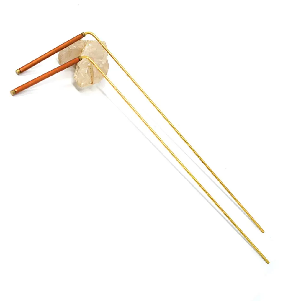 MYDEAL PRODUCTS Solid Copper & Brass Dowsing Rods | Spiritual Energy & Ghost Hunting Tool - view 9
