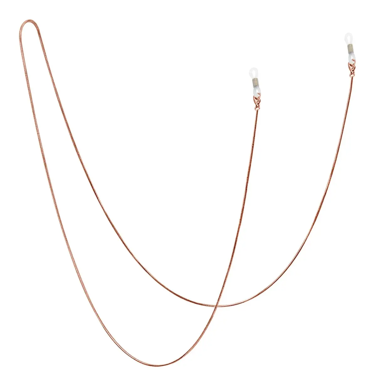 Jmkcoz Rose Gold Eyeglass Chain Holder 80cm (2.62 ft) | Sunglass Retainer Strap - main product image