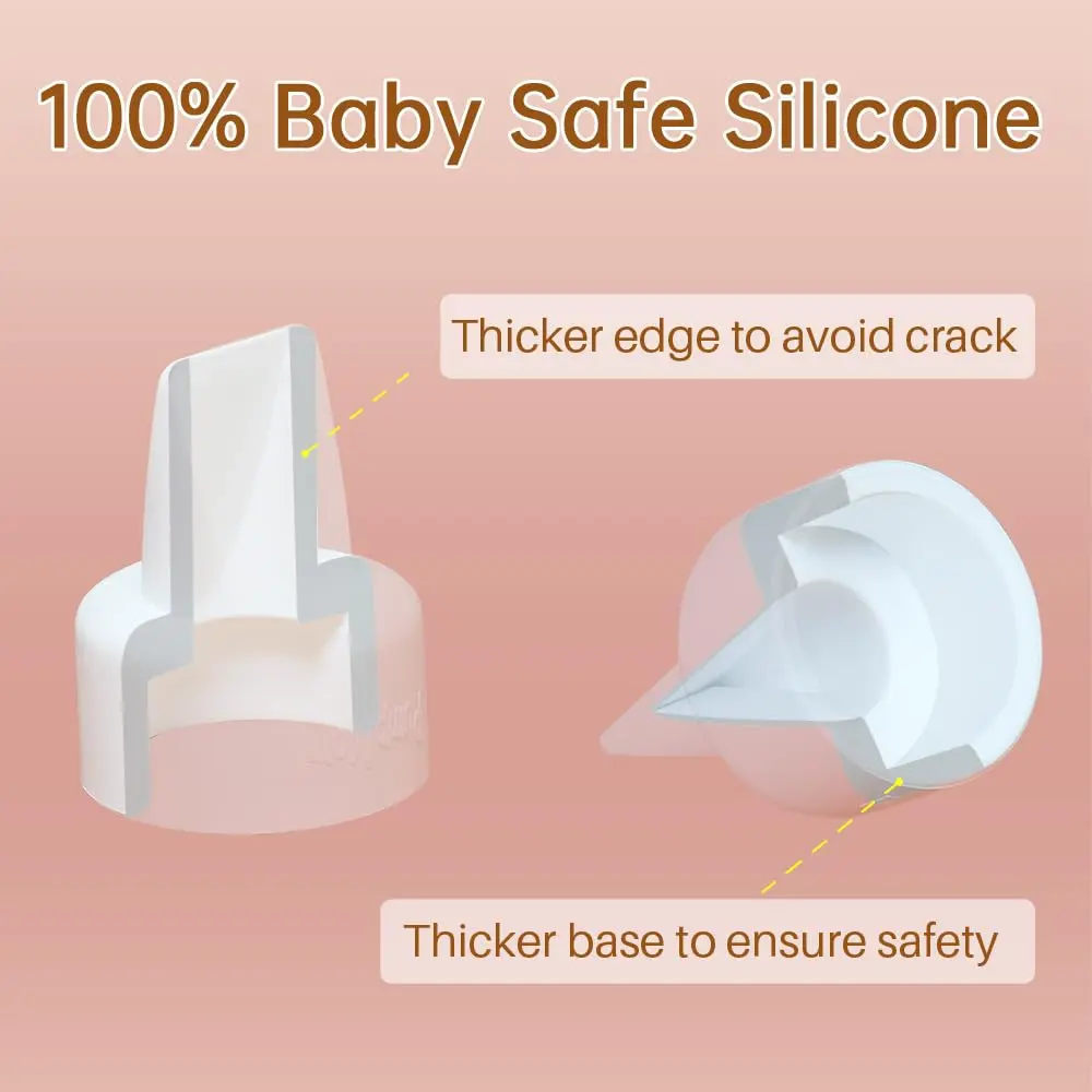 PUMPMOM-US 8 Duckbill Valves & 2 Membranes for Spectra Breast Pump | Silicone, Compatible with S2/S1/9 Plus - view 5