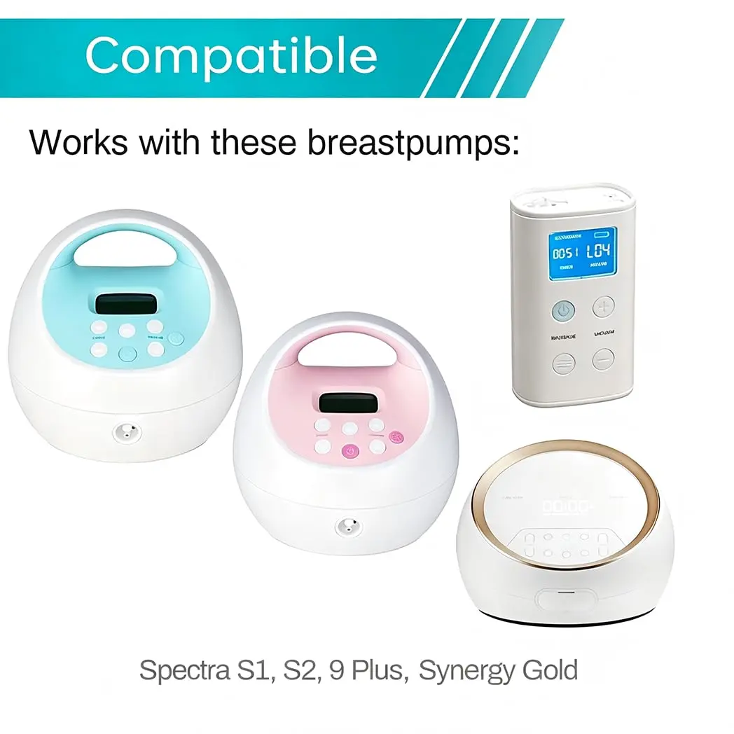 PUMPMOM-US 8 Duckbill Valves & 2 Membranes for Spectra Breast Pump | Silicone, Compatible with S2/S1/9 Plus - view 2