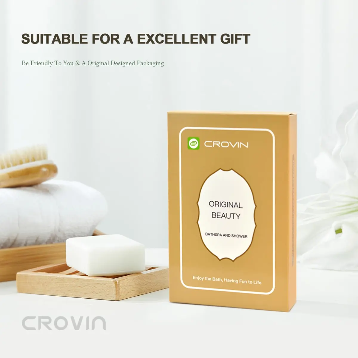 CROVIN Bath Puff Shower Sponge 2 Pack | Exfoliating Loofah for Women & Men - view 7