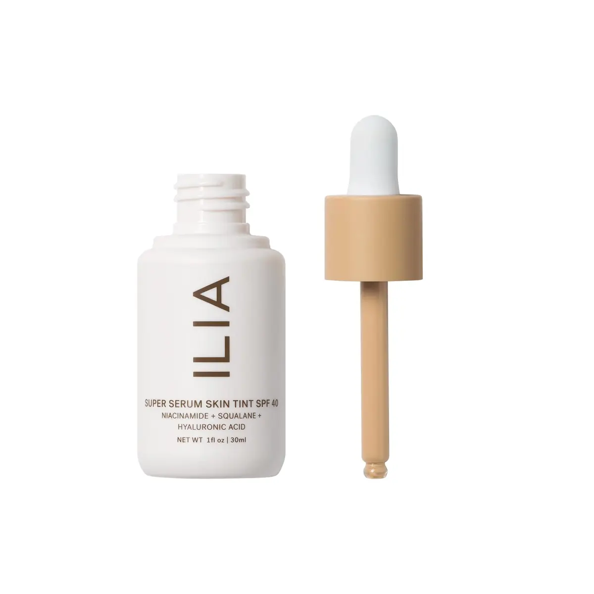 ILIA Super Serum Skin Tint SPF 40 Formosa ST4 29.57ml (1 fl oz) | Dewy Mineral Makeup with Hyaluronic Acid & Niacinamide - view 2