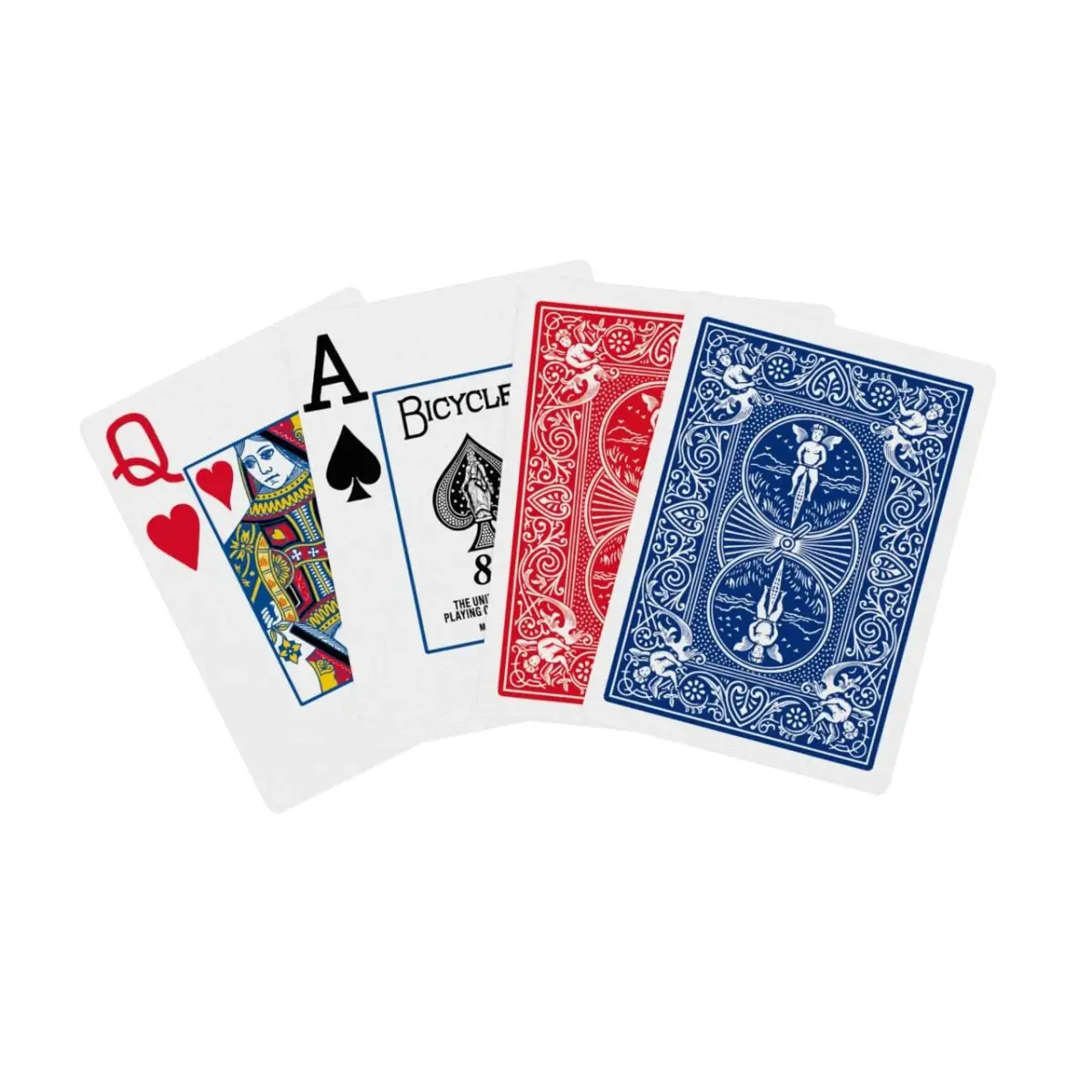 Bicycle Jumbo Index Playing Cards 12 Pack Red & Blue | Large Print Poker Size for All Ages - view 7