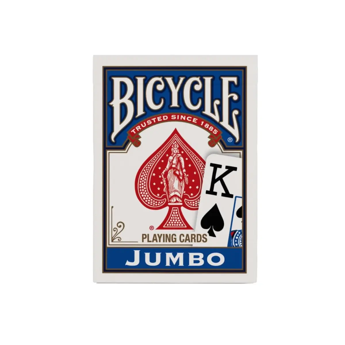 Bicycle Jumbo Index Playing Cards 12 Pack Red & Blue | Large Print Poker Size for All Ages - view 2