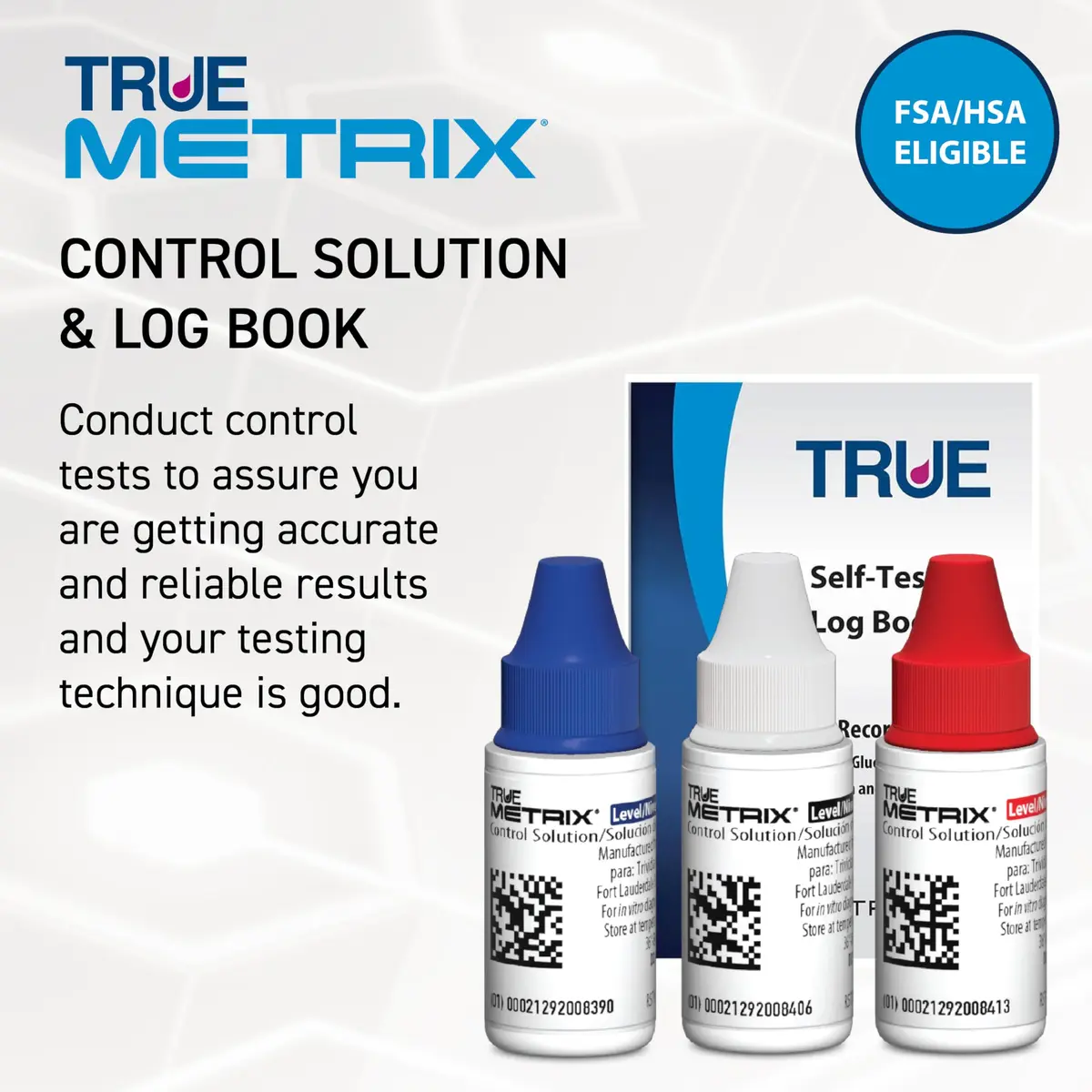 TRUE METRIX Control Solution Bundle, Level 1, 2, 3 Solutions | Accurate Blood Glucose Practice & Tracking - view 3