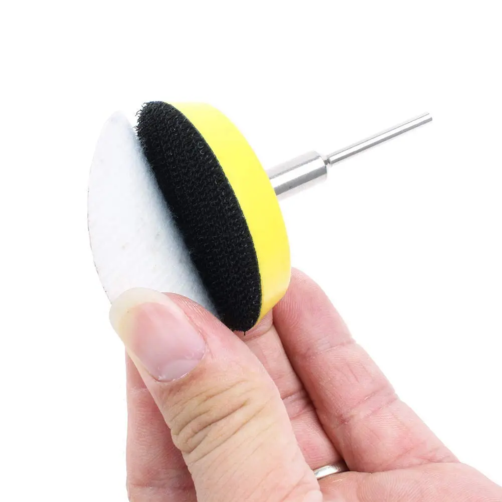 AUTOTOOLHOME 2 Inch Hook and Loop Sanding Pad with 1/8" Mandrel for Drill Rotary Tool | Durable Polyurethane, Quick Change, Ideal for Metal & Wood - view 4