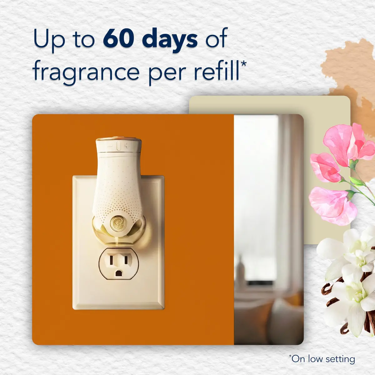 Glade PlugIns Air Freshener Refills Sheer Vanilla Embrace 3.35 Fl Oz (5 Count) | Scented with Essential Oils - view 2