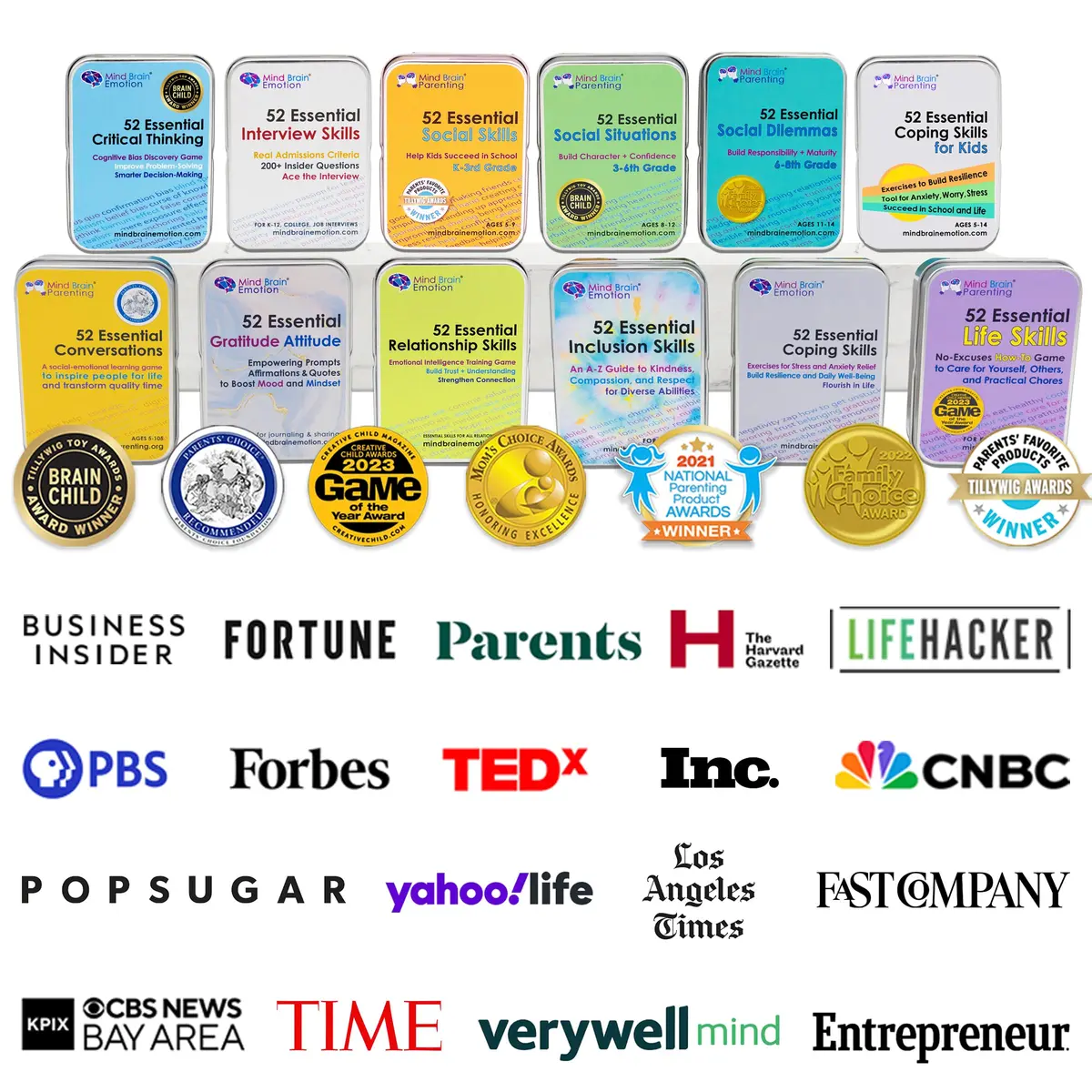 Mind Brain Emotion 52 Essential Coping Skills Cards | CBT, Meditation & Somatic Exercises for Stress & Anxiety Relief - view 9