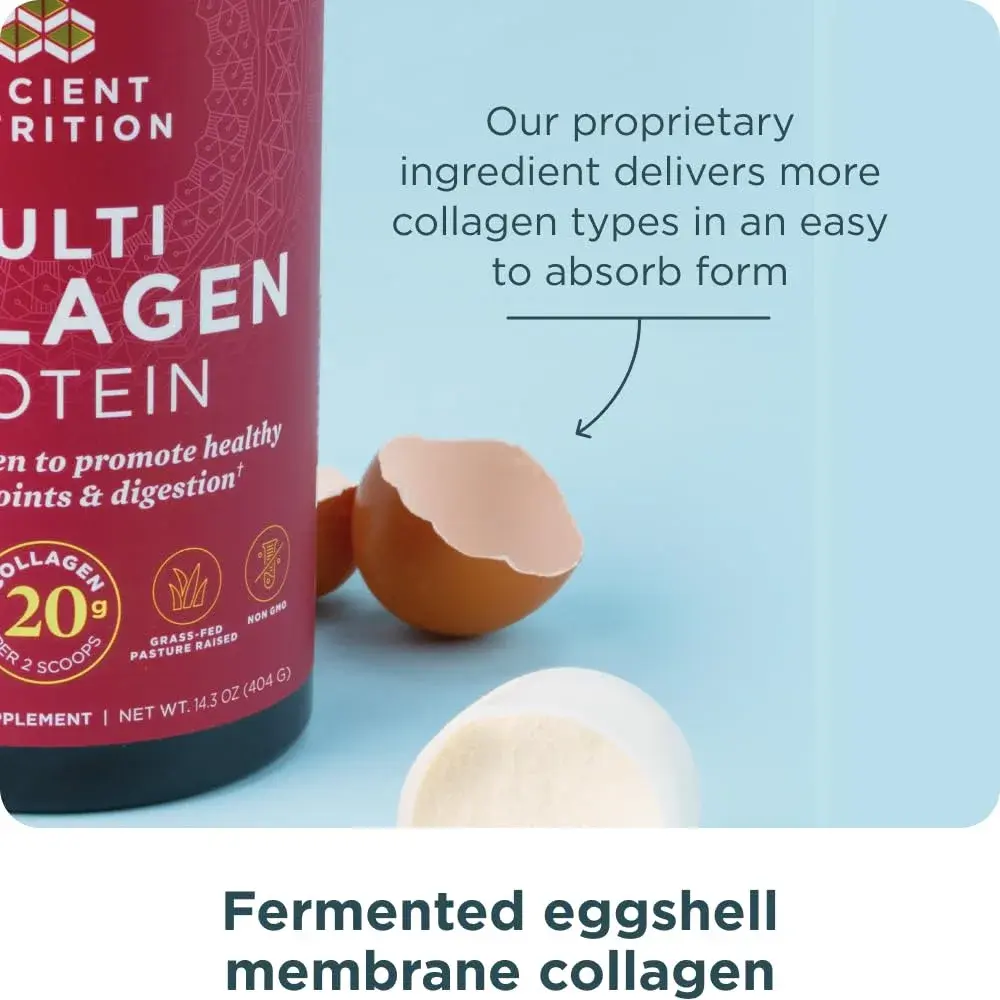 Ancient Nutrition Multi Collagen Protein Powder with Vitamin C & Probiotics, 60 Servings | Supports Skin, Joints, Gut Health - view 6