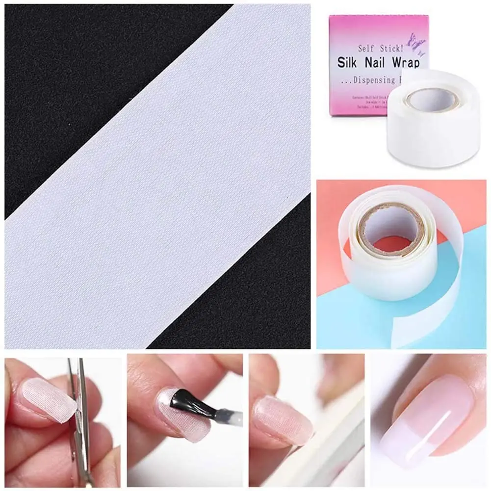 NT-ling Fiberglass Silk Wrap Nail Repair Sticker 1m (39.4 Inch) | Self-Adhesive for Strong Nail Protection - view 6