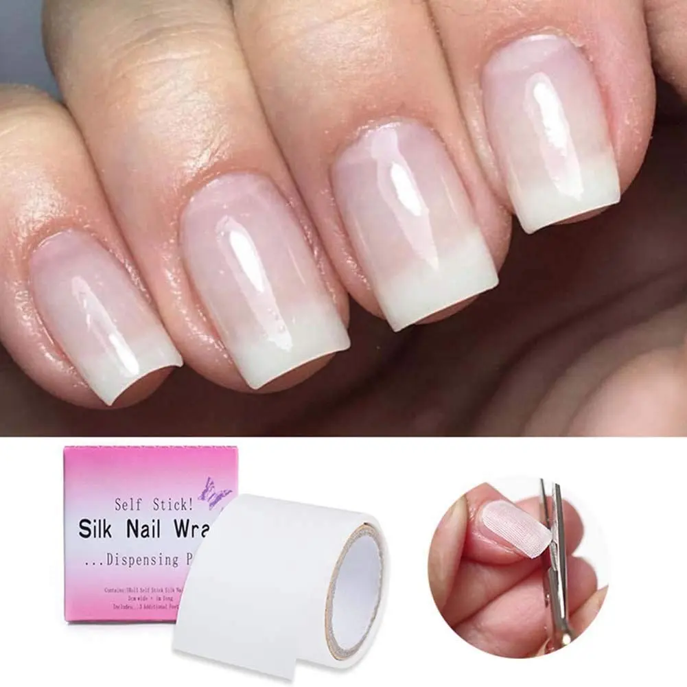 NT-ling Fiberglass Silk Wrap Nail Repair Sticker 1m (39.4 Inch) | Self-Adhesive for Strong Nail Protection - view 4