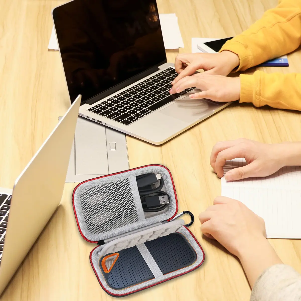 Lacdo Hard Carrying Case for SanDisk Extreme Pro/SanDisk Extreme Portable SSD 500GB 1TB 2TB 4TB 8TB | Shockproof & Water-Resistant - view 6