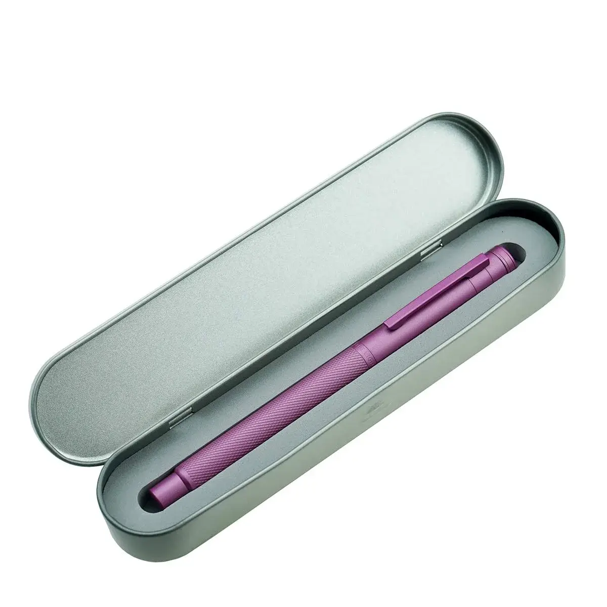 Asvine Pink Forest Fountain Pen Fine Nib 0.5mm (0.02 in) | Classic Design with Converter and Metal Pen Case - view 6