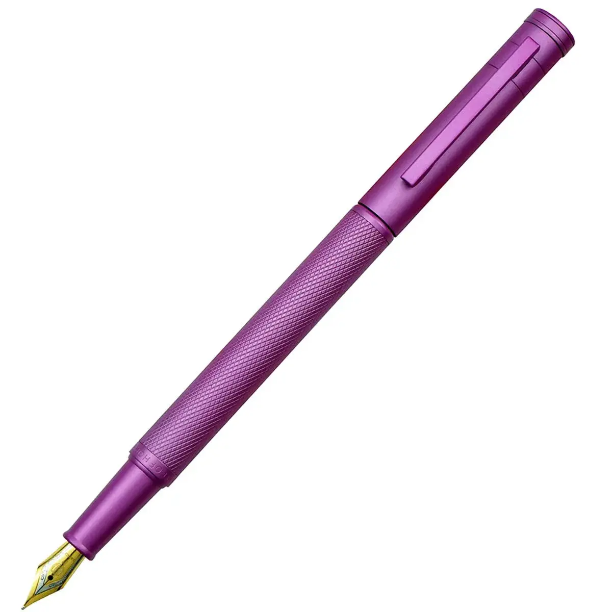 Asvine Pink Forest Fountain Pen Fine Nib 0.5mm (0.02 in) | Classic Design with Converter and Metal Pen Case - view 3