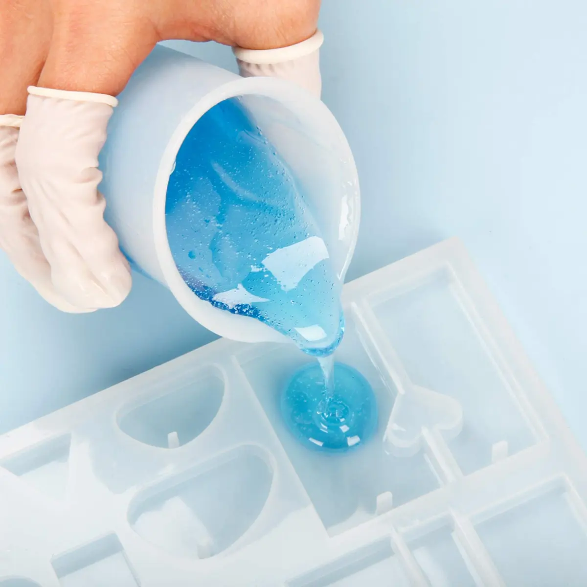 Nicpro Silicone Resin Measuring Cups Tool Kit 250ml (8.45 Fl Oz) | 18,241 Reviews, 4.8/5 ⭐ - view 4