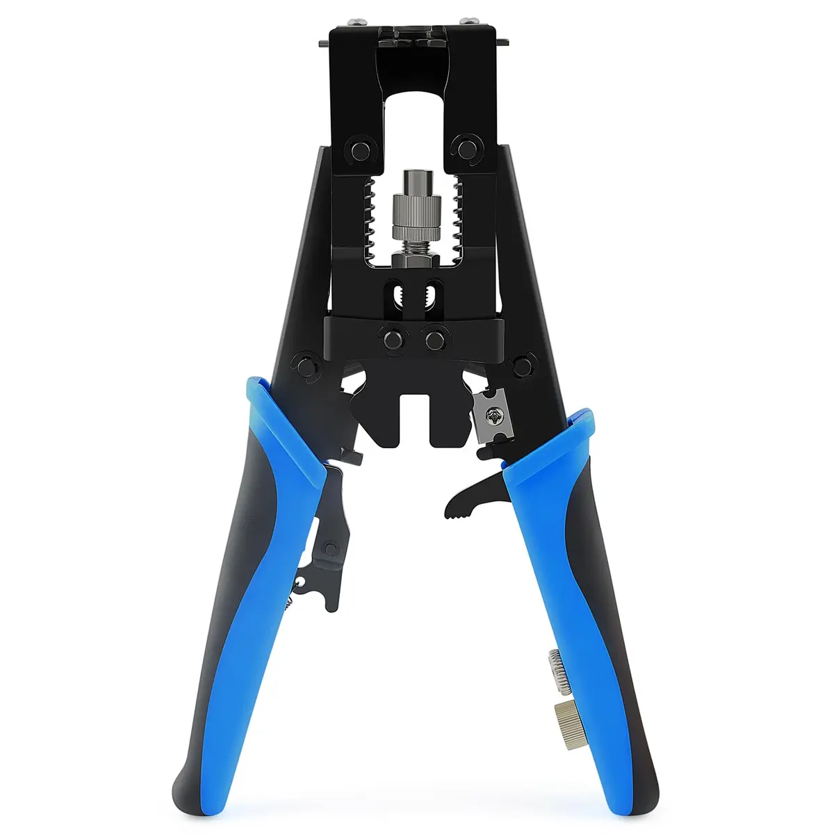 Delgada Coax Cable Crimper 3-in-1 BNC Compression Tool for RG58 RG59 RG6 | Durable, Ergonomic, Waterproof - main product image