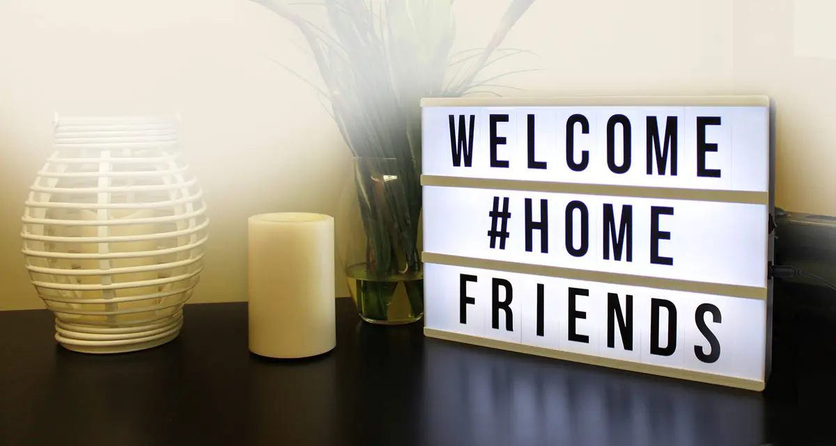 Northpoint White Decorative Signage 10-LED Mini Box | Vintage Alphabet Home Lighting - view 5