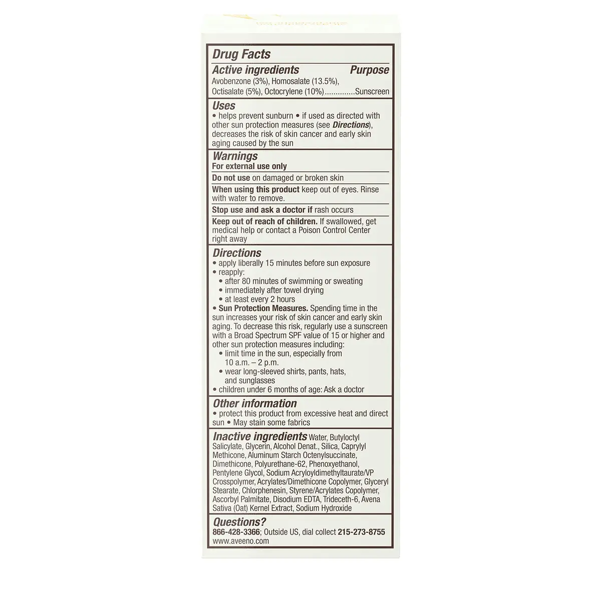 Aveeno Protect + Hydrate SPF 60 Face Sunscreen, Prebiotic Oat, 2 fl oz | Broad Spectrum Hydration & UVA/UVB Protection - view 7