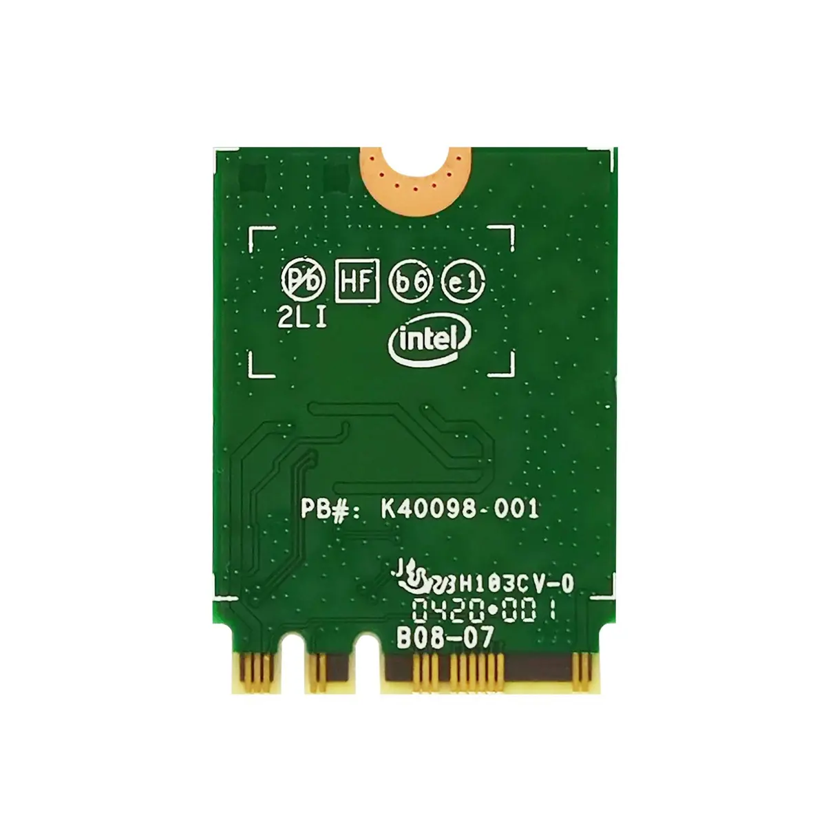 POINWER Intel AX200 WiFi 6 M.2 Card 2974Mbps (2.4Gbps) with Bluetooth 5.1 | PCIe/USB Interface - view 2