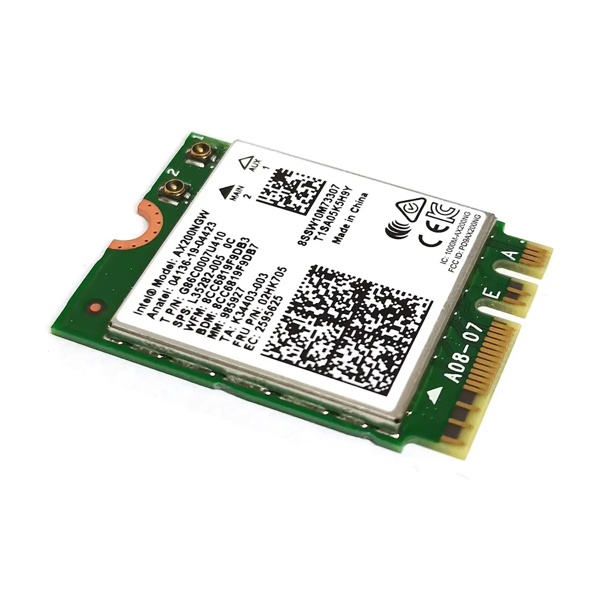 POINWER Intel AX200 WiFi 6 M.2 Card 2974Mbps (2.4Gbps) with Bluetooth 5.1 | PCIe/USB Interface - view 3