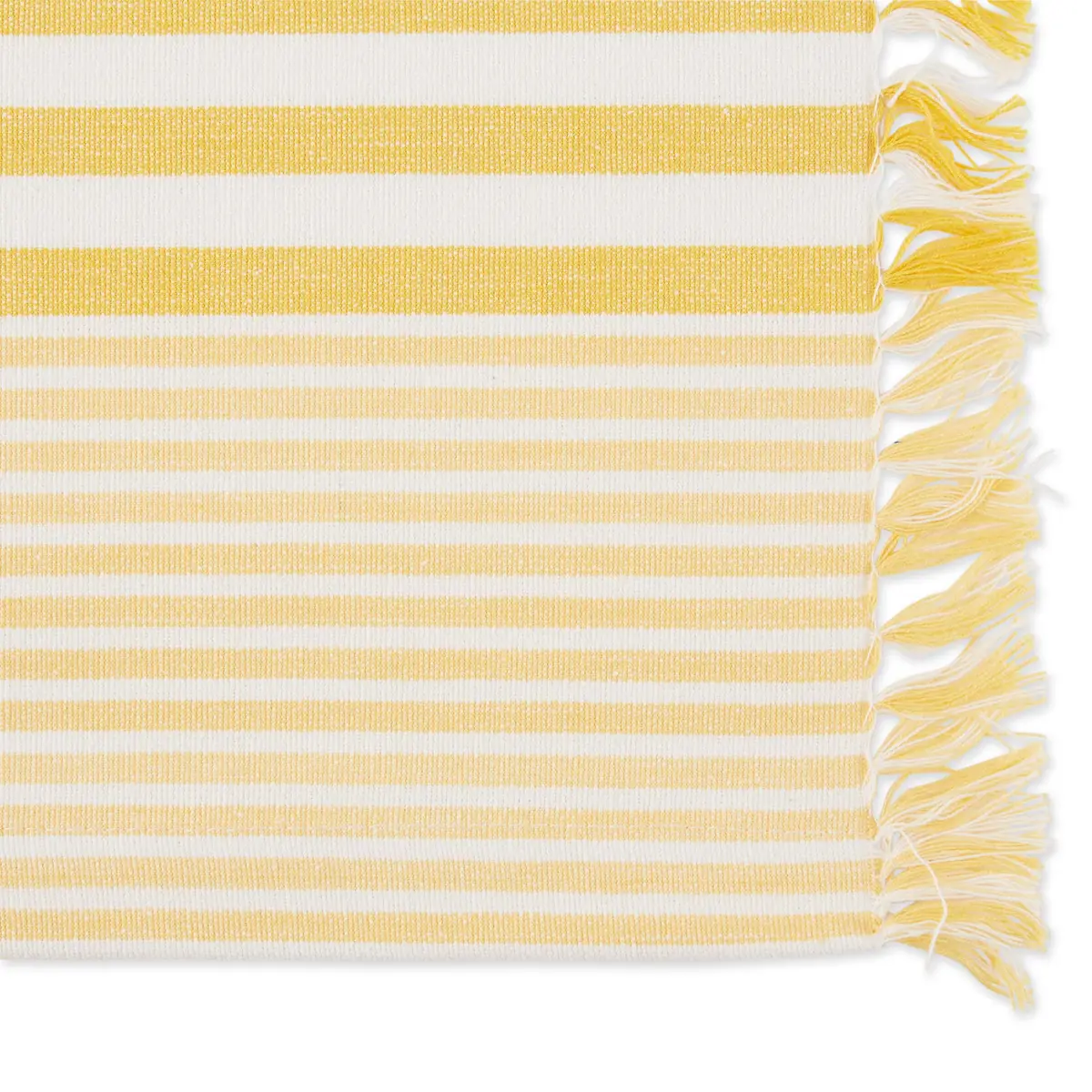 DII Multi Stripe Kitchen Tabletop Collection Placemat Set 13x19 inches (33x48 cm) - Set of 6 - view 2