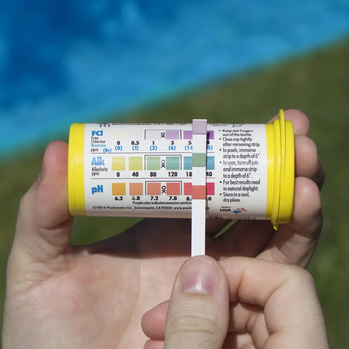 Poolmaster 4-Way Test Strips 100 Count | Accurate Pool & Spa Water Testing in Seconds - view 5